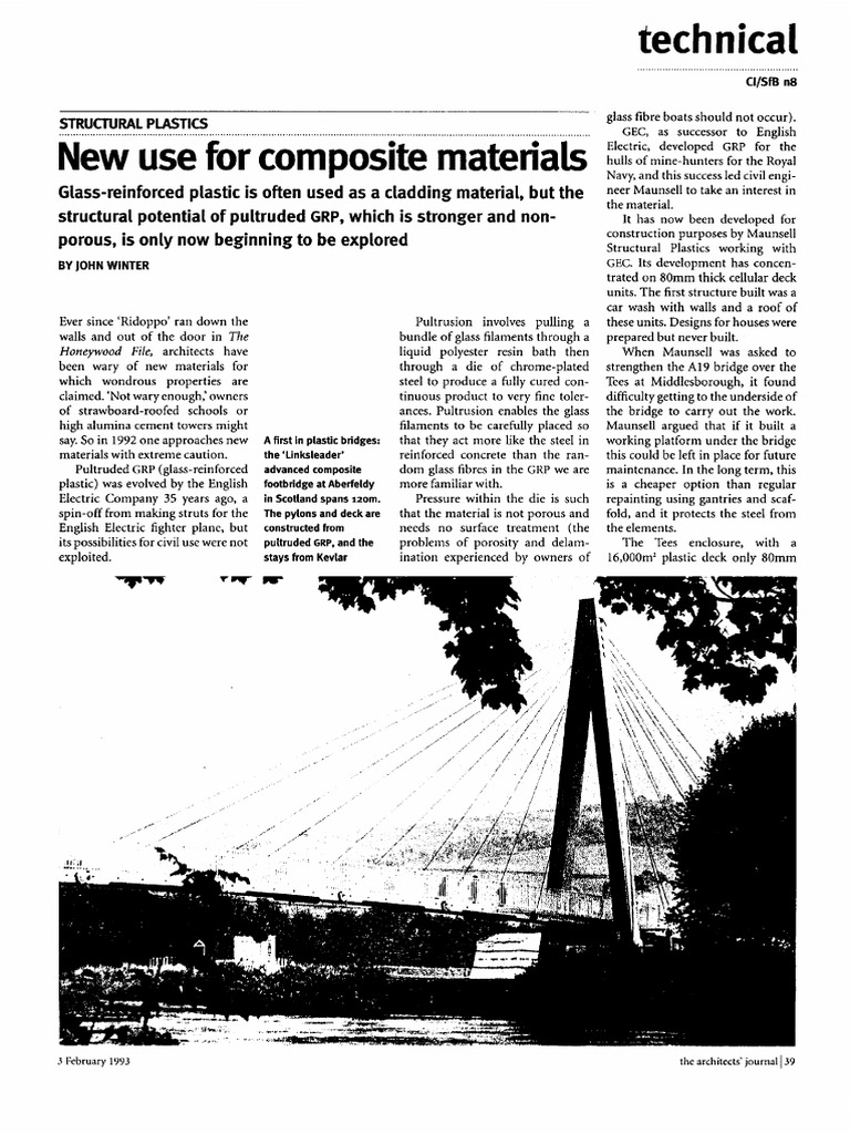 New Use For Composite Materials | PDF