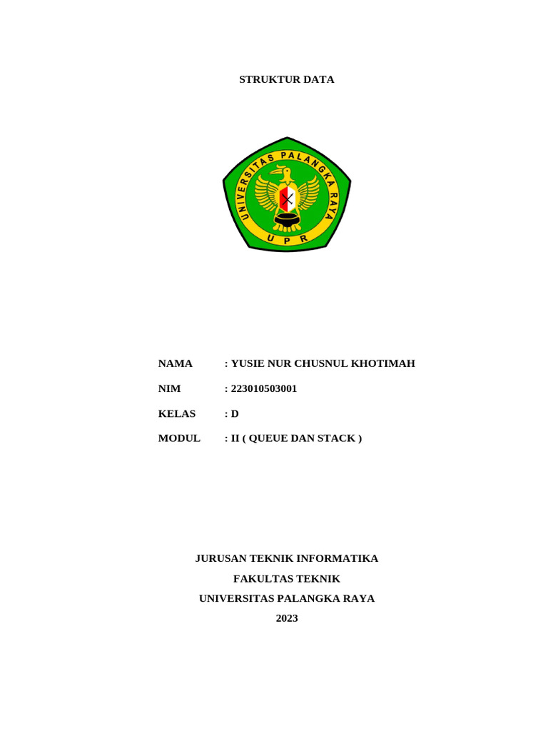 Program Queue dan Stack Mahasiswa C++ | PDF