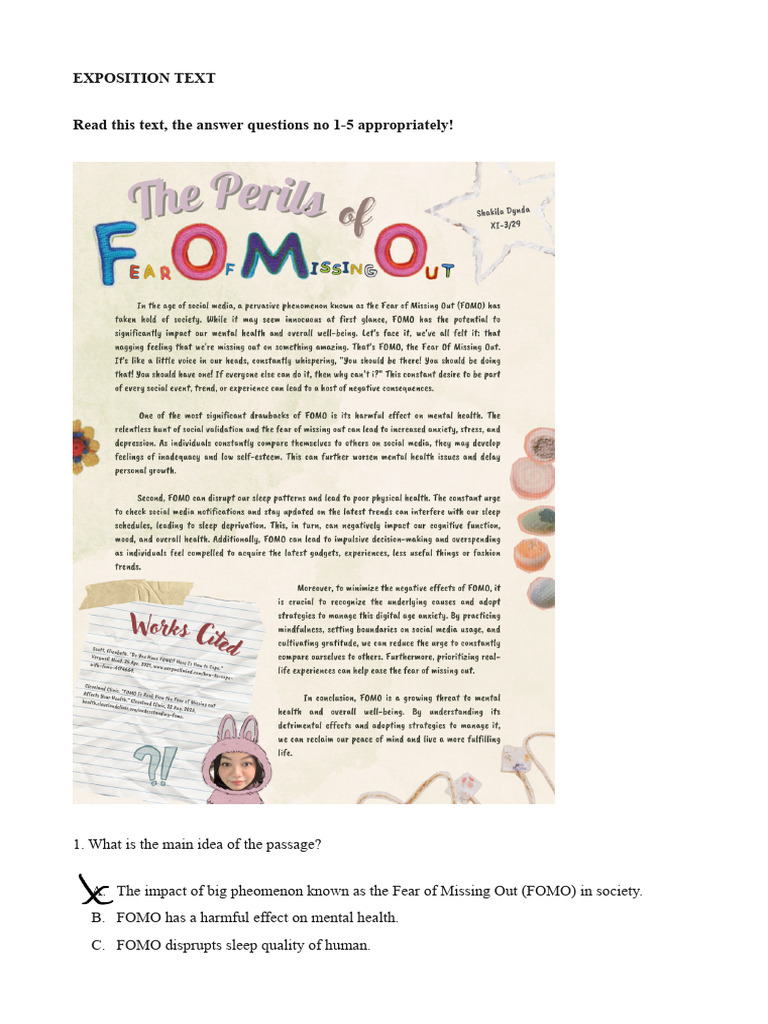 Understanding FOMO and Its Effects | PDF | Bullying | Violence