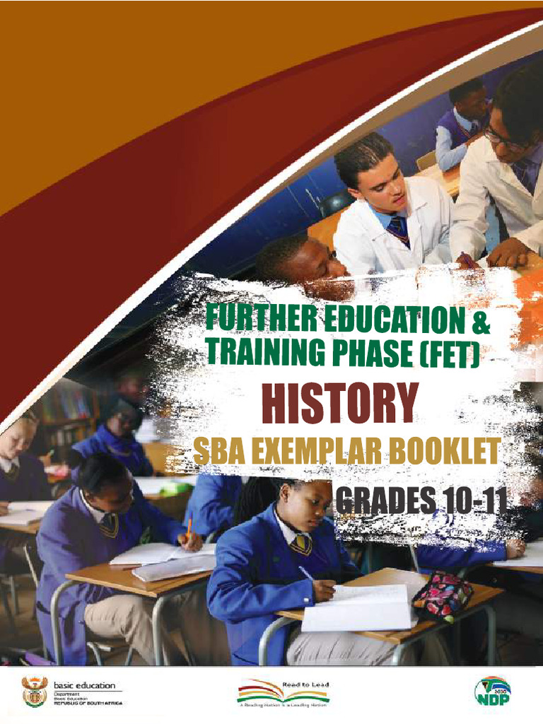 History SBA Exemplar Booklet for Grades 10-11 | PDF | Learning | Teachers
