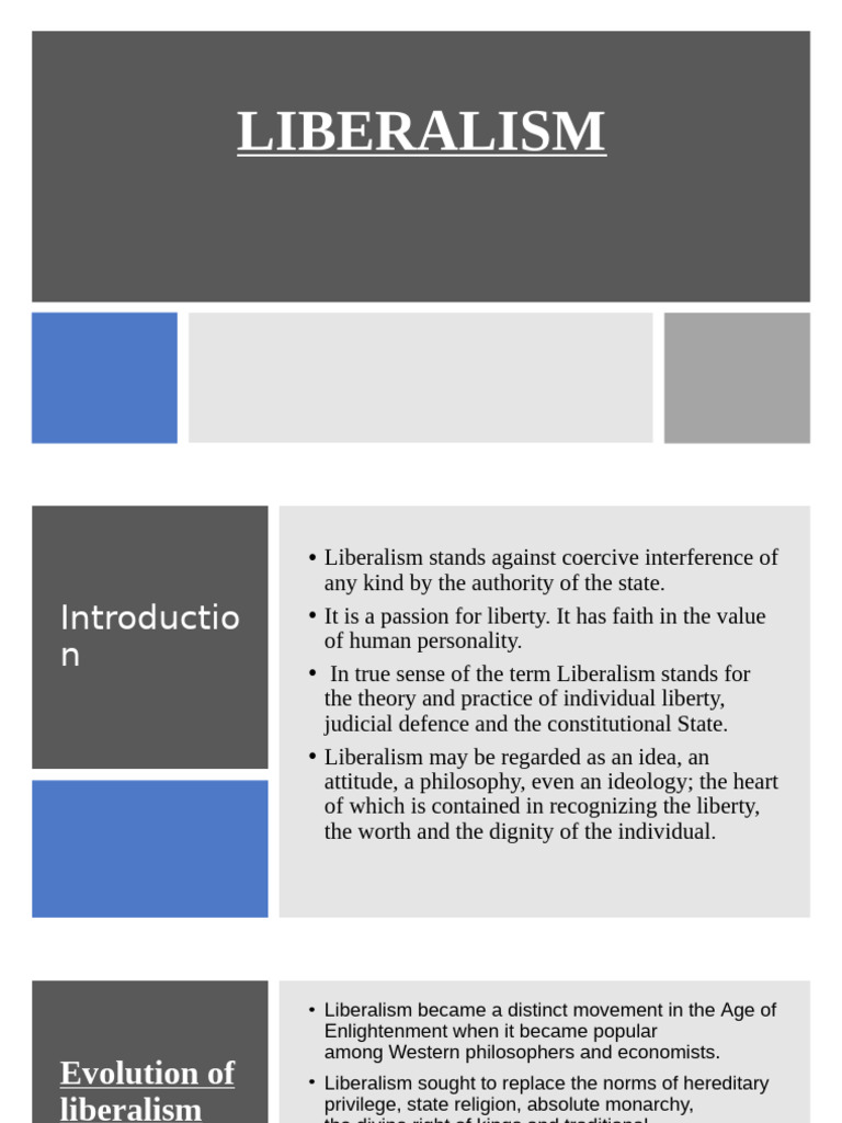 Understanding Liberalism: Key Concepts | PDF | Liberalism | Liberty