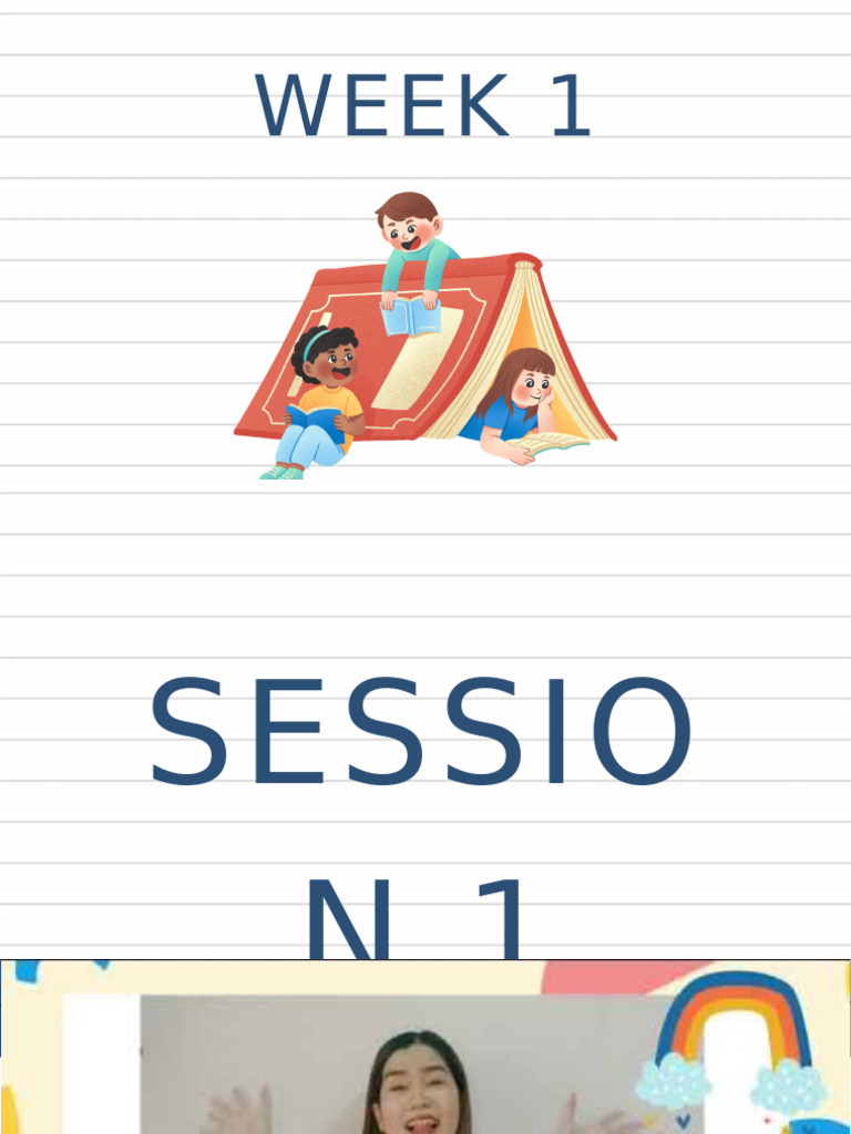 English - Week 1 Session 1-2 | PDF