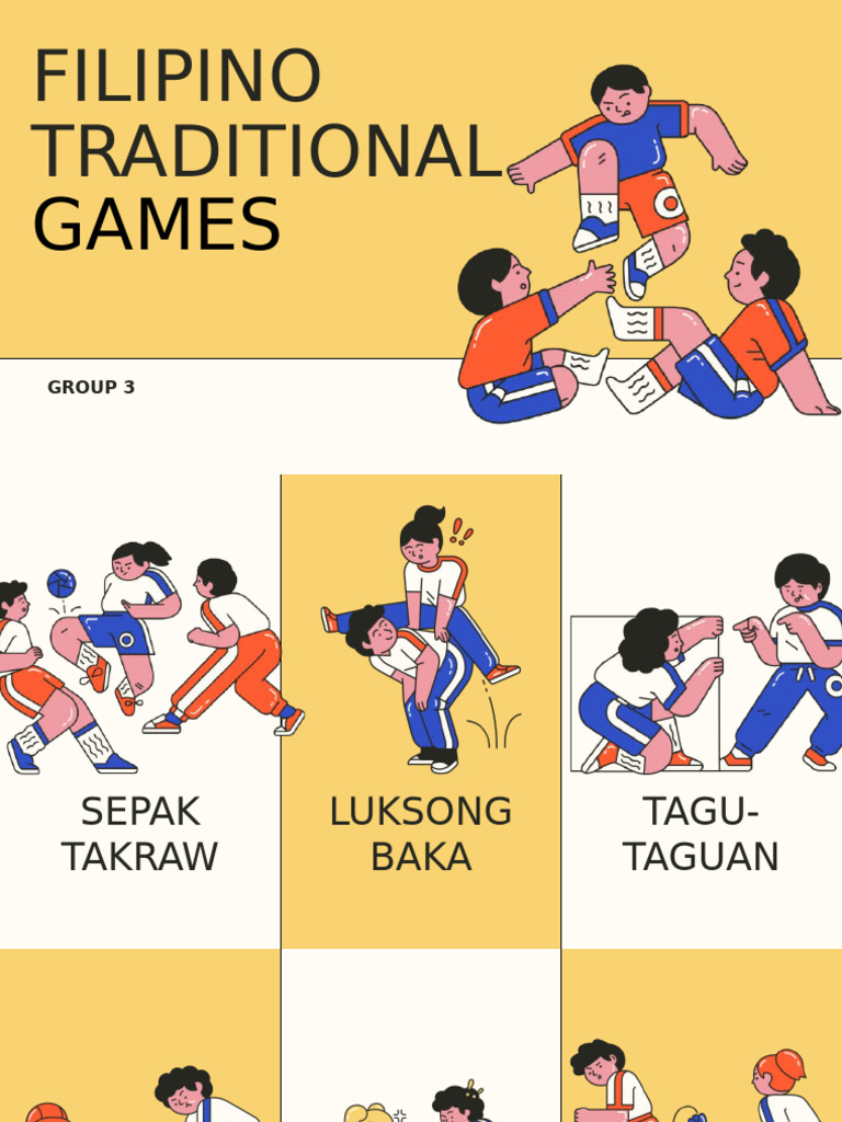 Filipino Traditional Games Overview | PDF | Athletic Sports | Sports