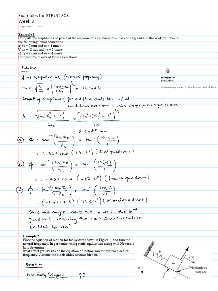 STRUC 303 Lecture 2 Notes A | PDF
