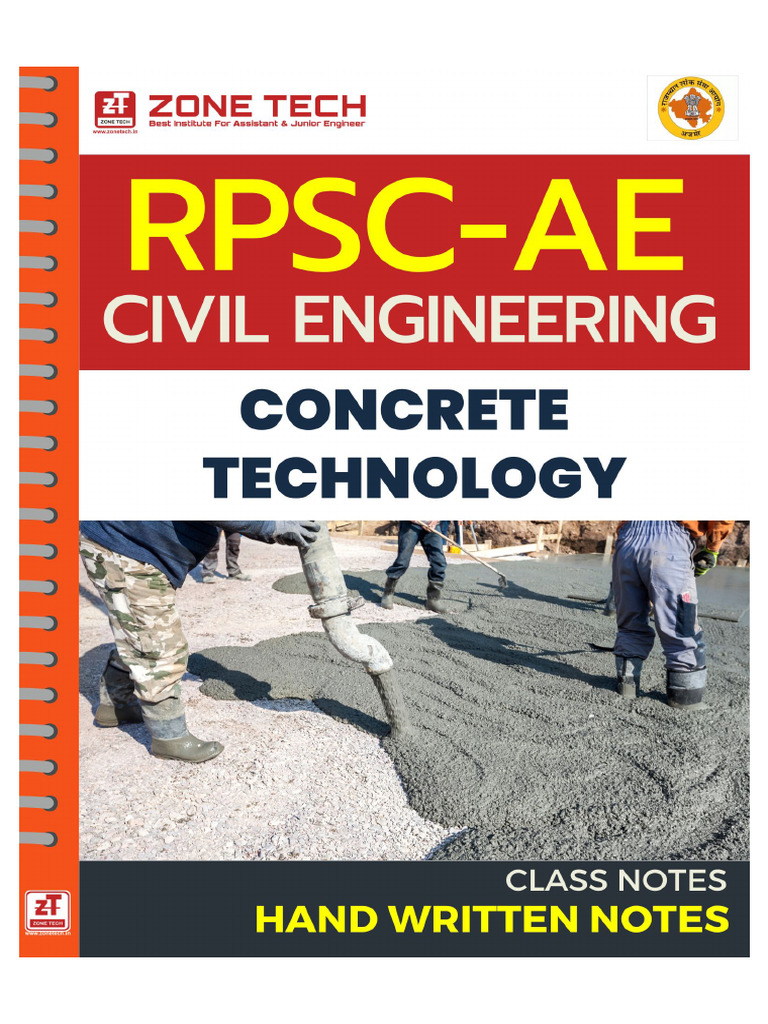 Concrete Technology (CT) Class Notes (1) | PDF