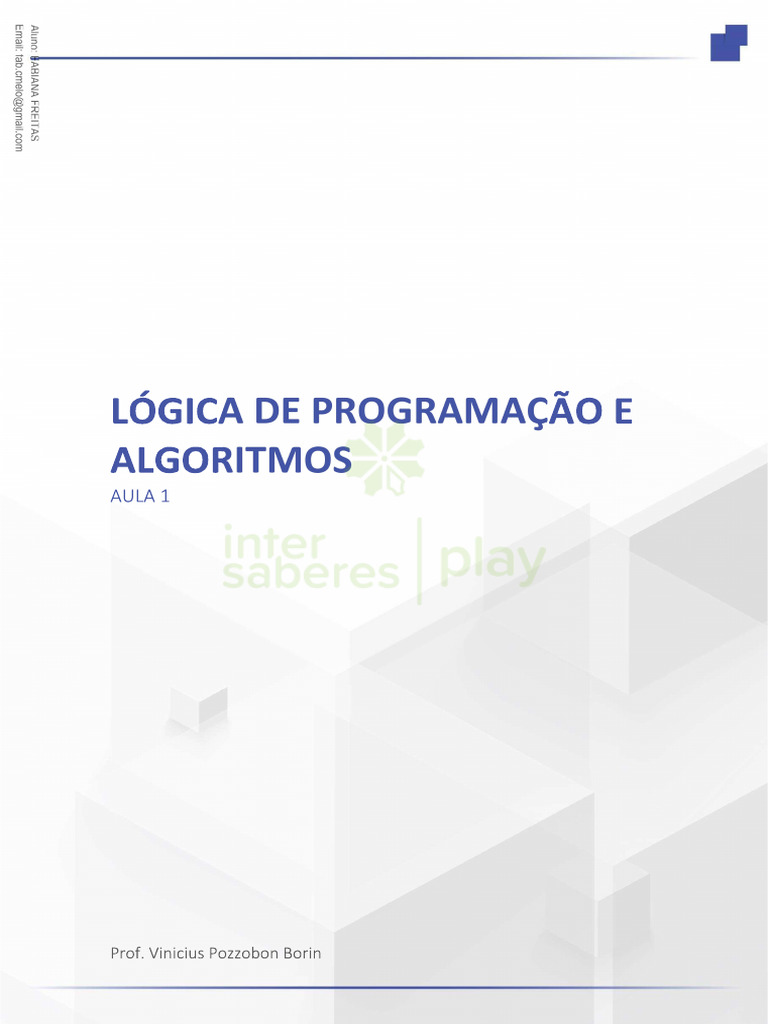 Logica e Programação de Algoritimos | PDF
