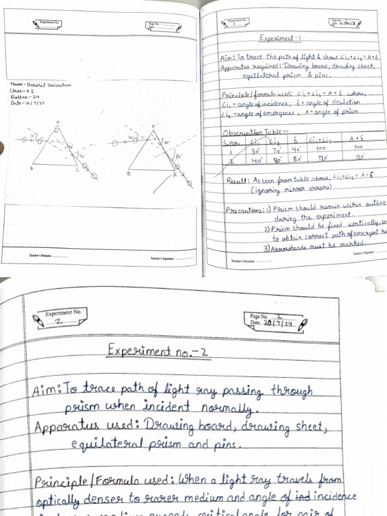Physics Lab Manual Diagrams X | PDF