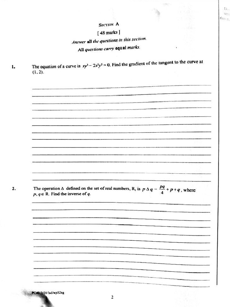 2020 Nov Emath1 | PDF