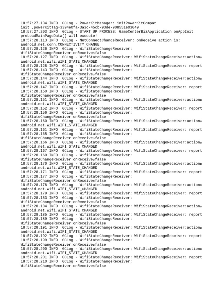 Android Wifi State Change Log | PDF
