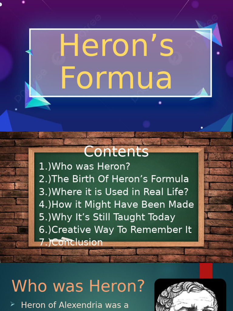 Understanding Heron's Formula Explained | PDF