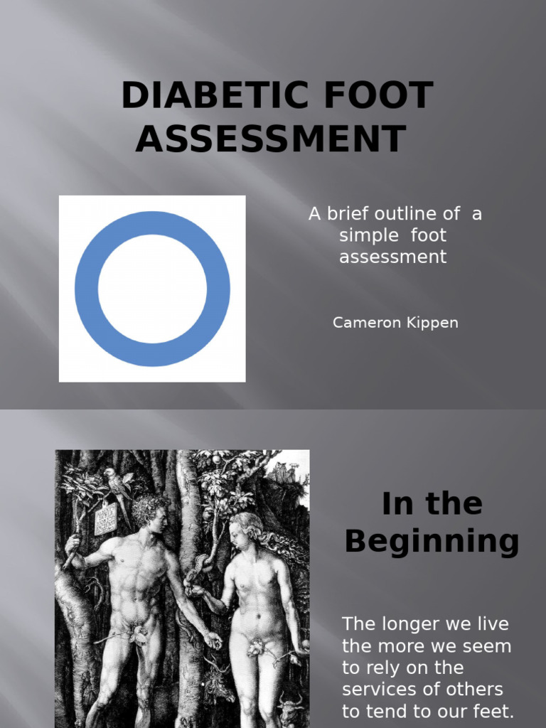 Diabetic Foot Assessment Guide | PDF | Peripheral Neuropathy | Diabetes