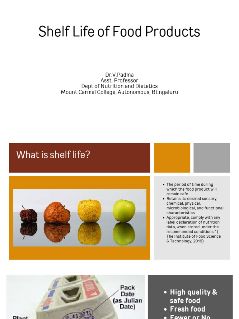 Understanding Food Shelf Life Factors | PDF | Shelf Life | Chemistry