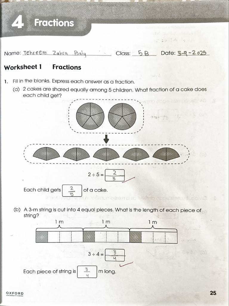 Chap #4 Fractions | PDF