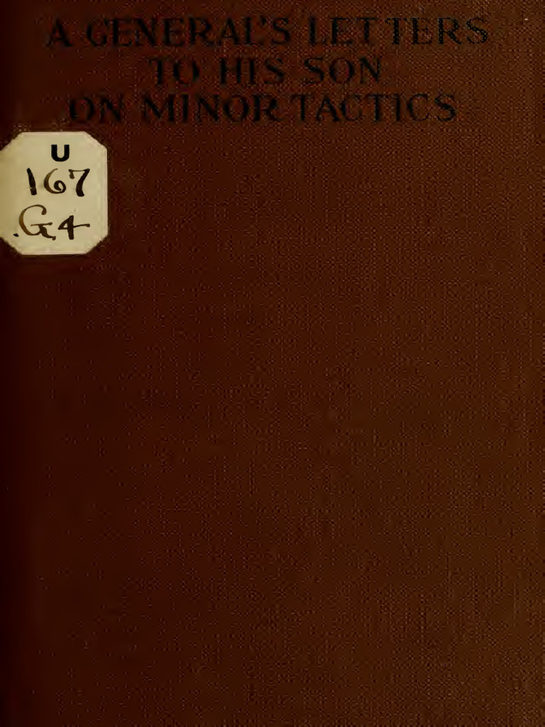 A General's Letters to His Son on Minor Tactics (IA ...
