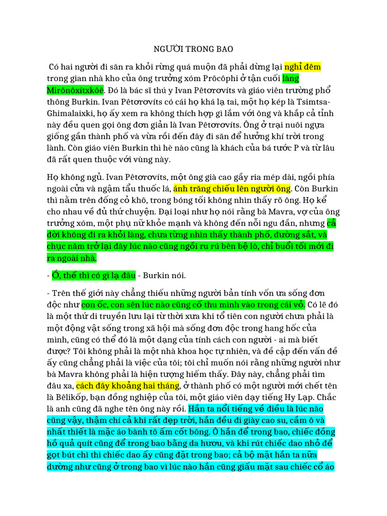 Truyn Ngi Trong Bao | PDF