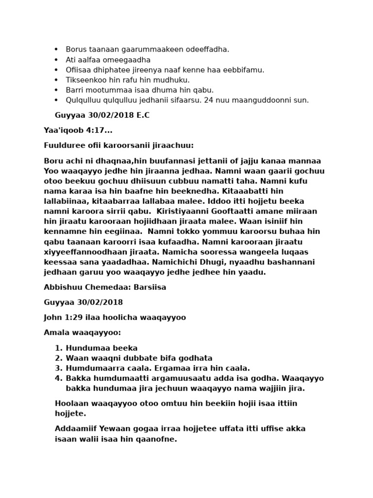 Jechoota dilbii | PDF