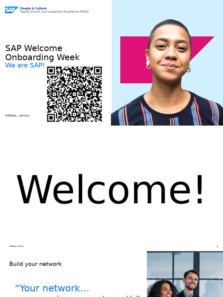 SAP Onboarding Week Overview Guide | PDF | Artificial Intelligence ...