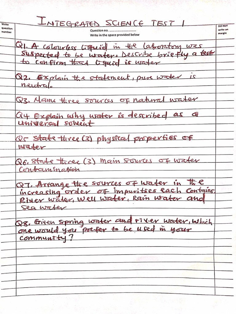 Science Test F2 | PDF