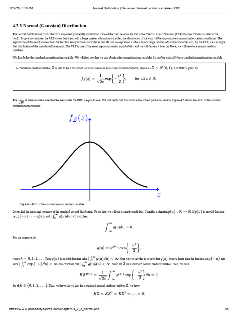Understanding Normal Distribution Basics | PDF | Normal Distribution ...