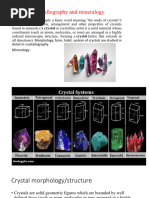 Common Crystal Habits Overview | PDF | Minerals | Classification Of ...