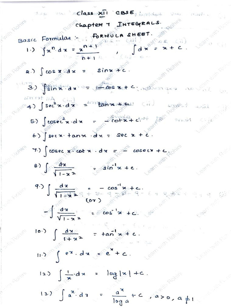Mathematical Functions and Integrals | PDF