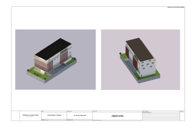 Proposed 4-Storey Commercial Building | PDF