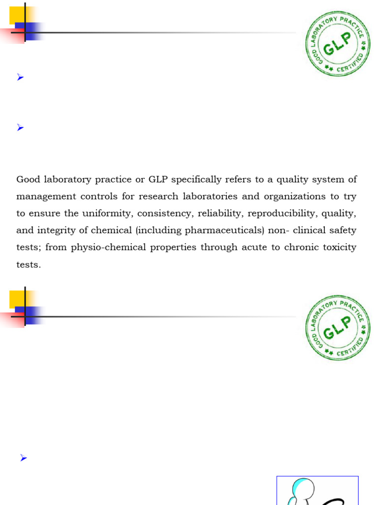 Understanding Good Laboratory Practice (GLP) | PDF