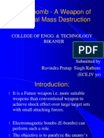 The E-Bomb - A Weapon of Electrical Mass Destruction: College of Engg. & Technology Bikaner