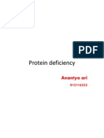 Protein Deficiency: Anantyo Ari 012116323