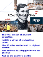 RIZAL'S PHILOSOPHY - TIC.reb