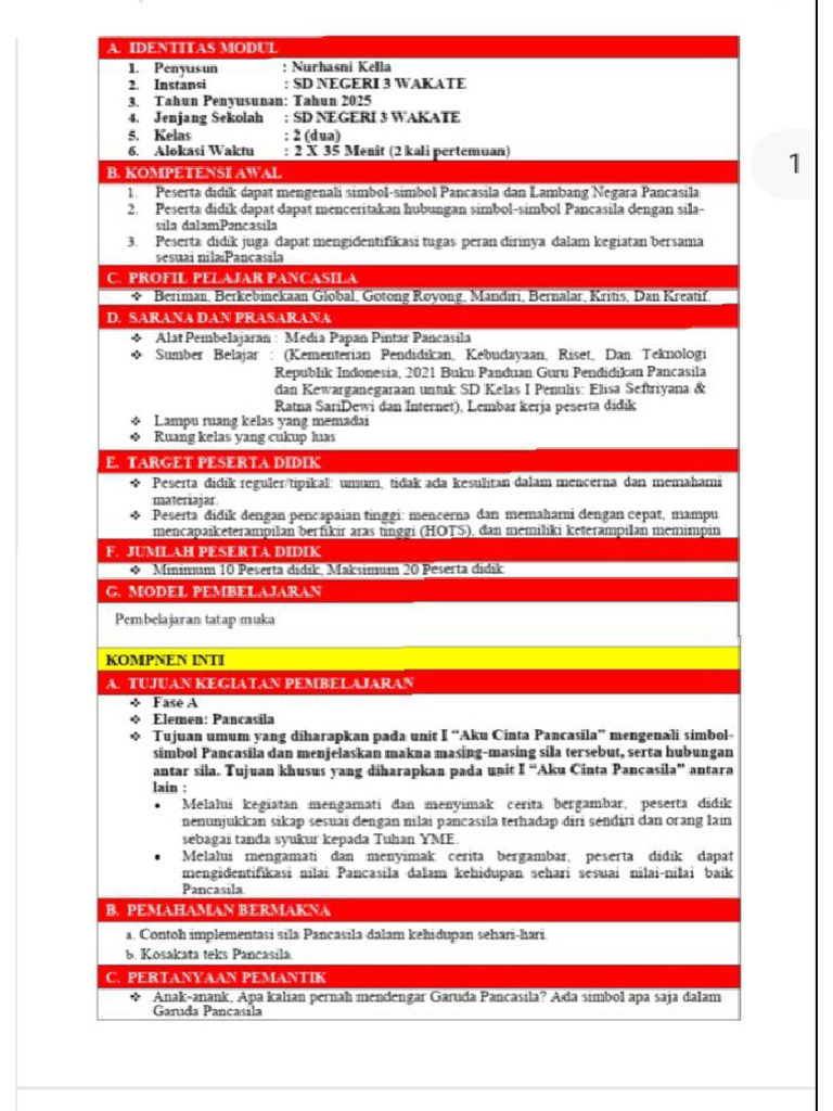 Modul Ajar | PDF