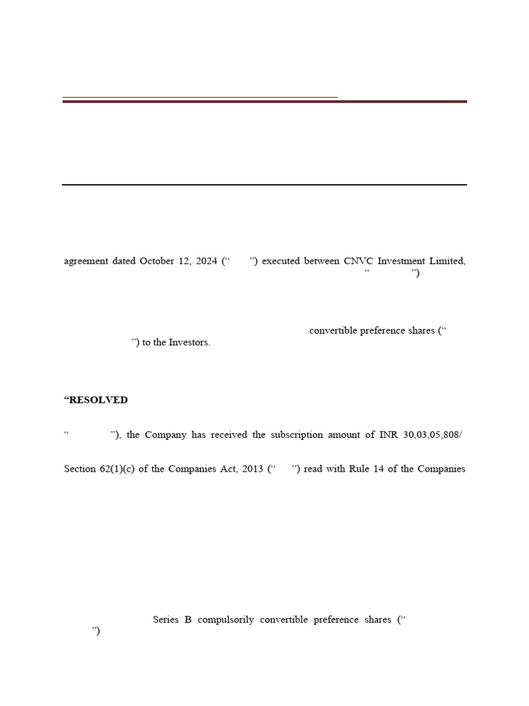v1 488230619 CTC Board Resolution Allotment of Shares Signed 3 | PDF