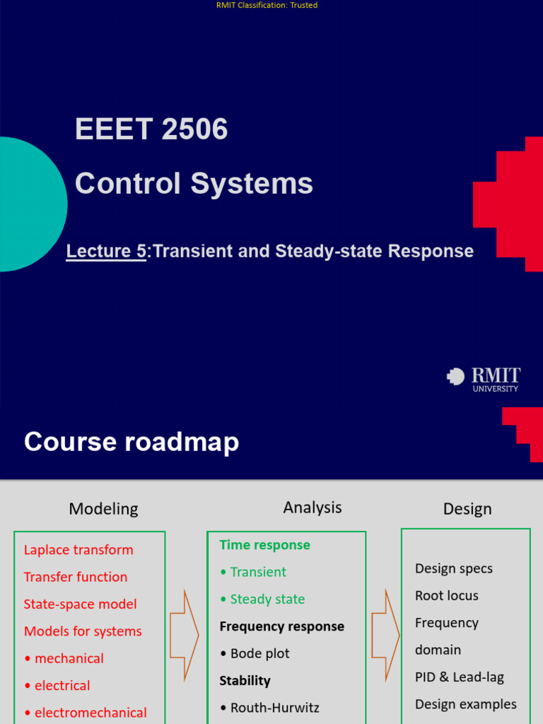 Control Systems: Transient & Steady-State Response | PDF | Damping ...