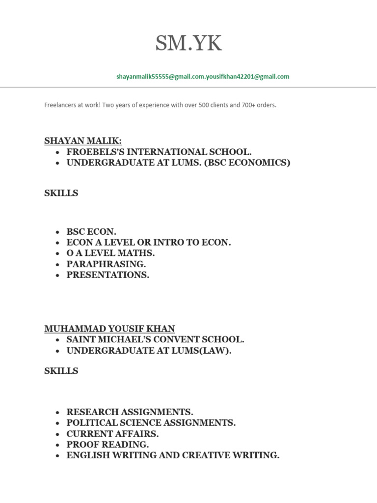 Freelancing | PDF