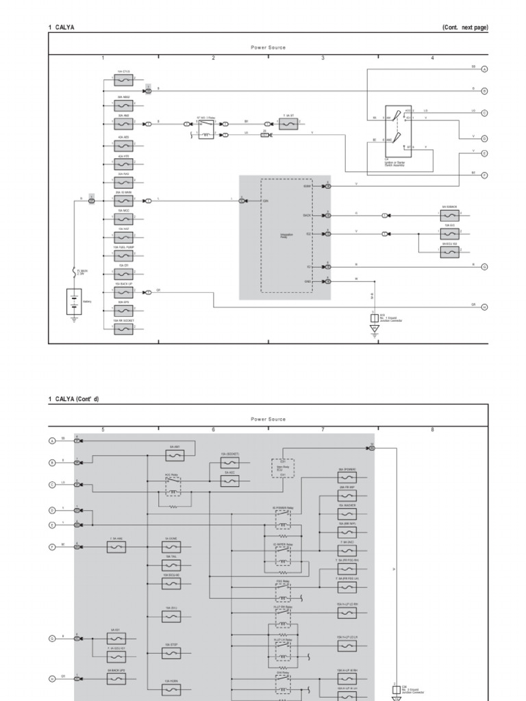 Toyota Calya 2016 Wiring Diagram 3200 PDF Gdrive.vip PDF