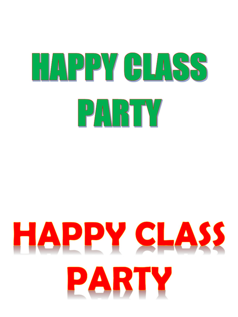 Happy Class Party | PDF