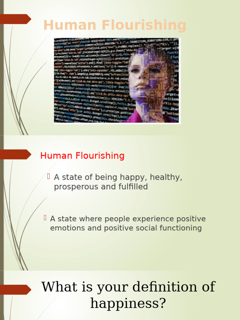 Understanding Human Flourishing Concepts PDF Virtue Psychology