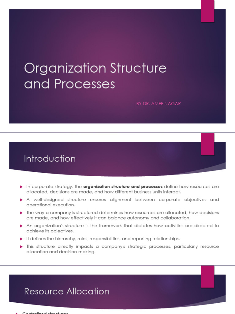 Corporate Structure and Decision-Making | PDF | Strategic Management ...