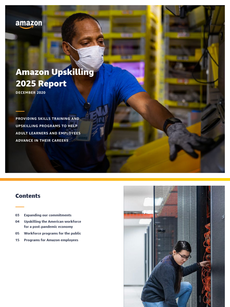 Amazon Upskilling 2025 Report Overview | PDF | Amazon Web Services ...