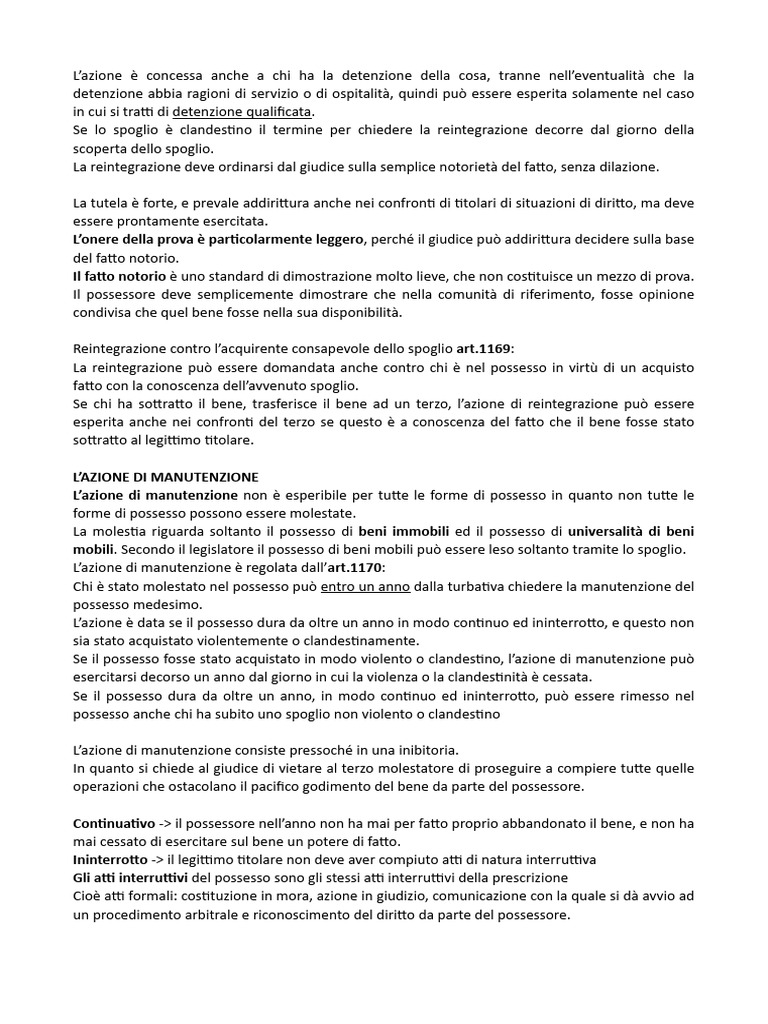 Riassunto Privato | PDF