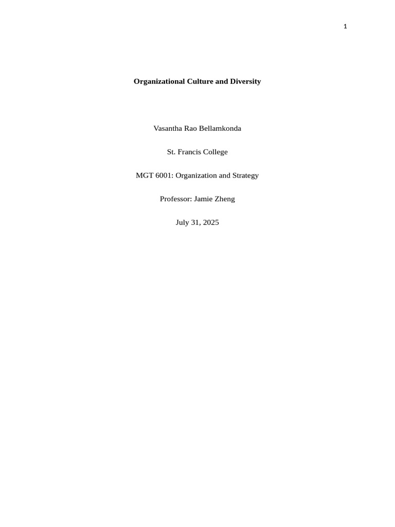 Enhancing Workplace Diversity Culture | PDF | Organizational Culture ...