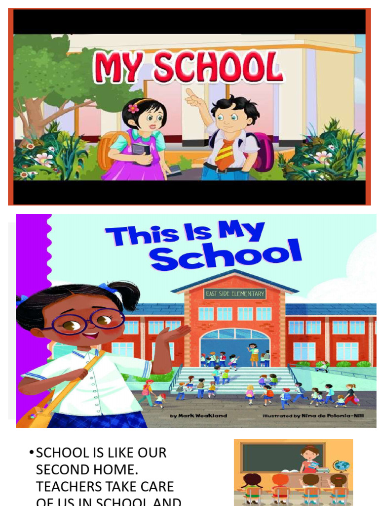Class 1 Evs Lesson 12 My School | PDF