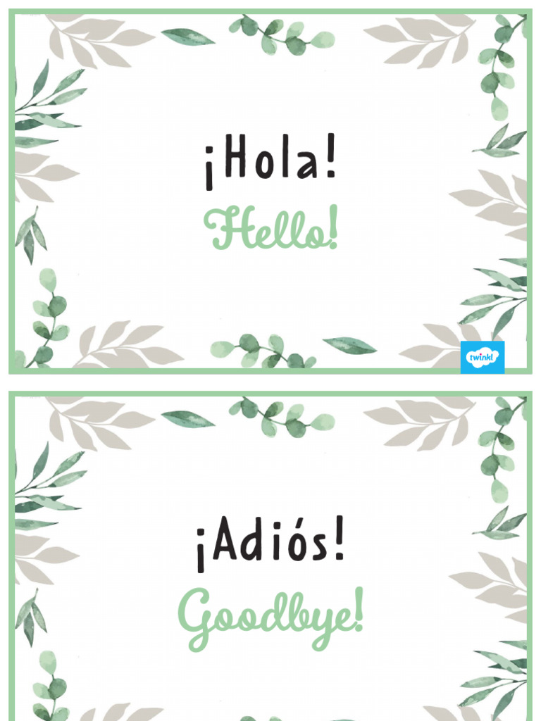 Basic Phrases Display Posters | PDF