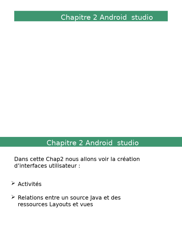 Création d'interfaces utilisateur Android | PDF | XML | Java (Langage ...