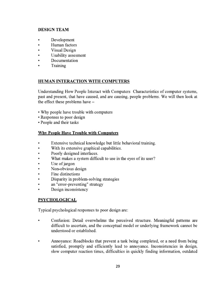 Unit 2 Hci | PDF