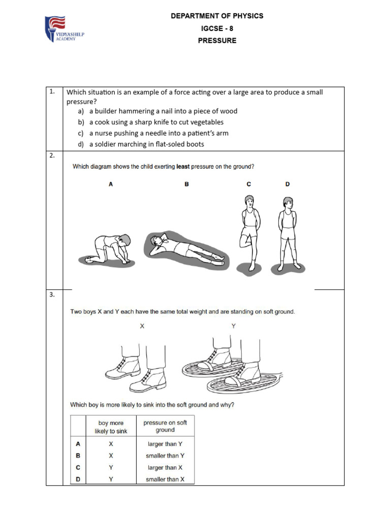 Pressure HW7 Sept | PDF