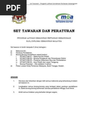 Lampiran 1 - Set Tawaran Program Kemahiran Malaysia  PDF