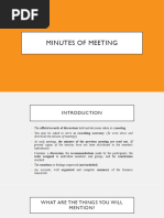 Secretary Meeting Minutes Template | PDF | Government