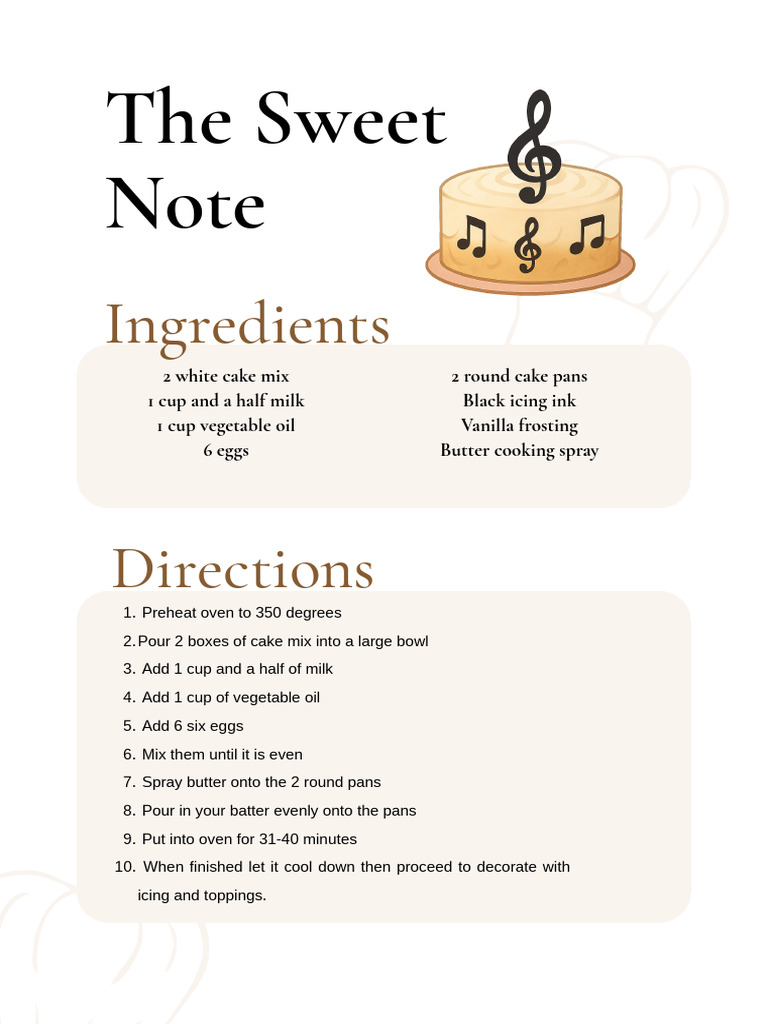 Easy White Cake Recipe Guide | PDF