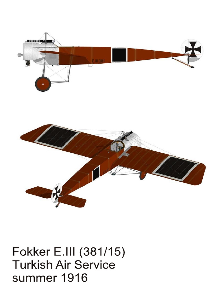 Fokker Eiii Turkish-1 | PDF